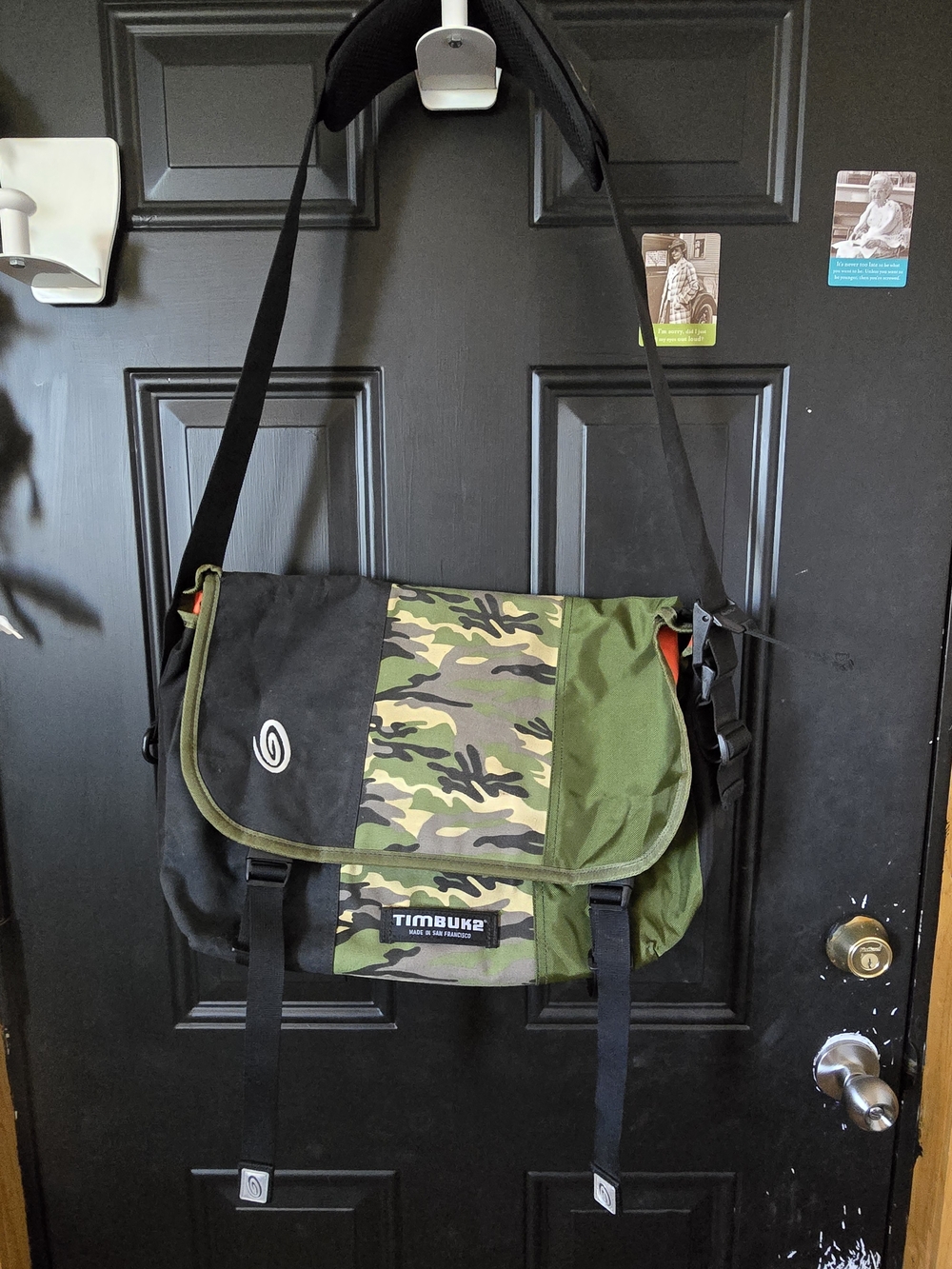 Timbuk2 Green Camo Messenger Bag for Men